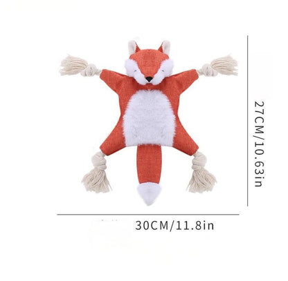 3 PCS Squeaky Plush Dog Chew Toys