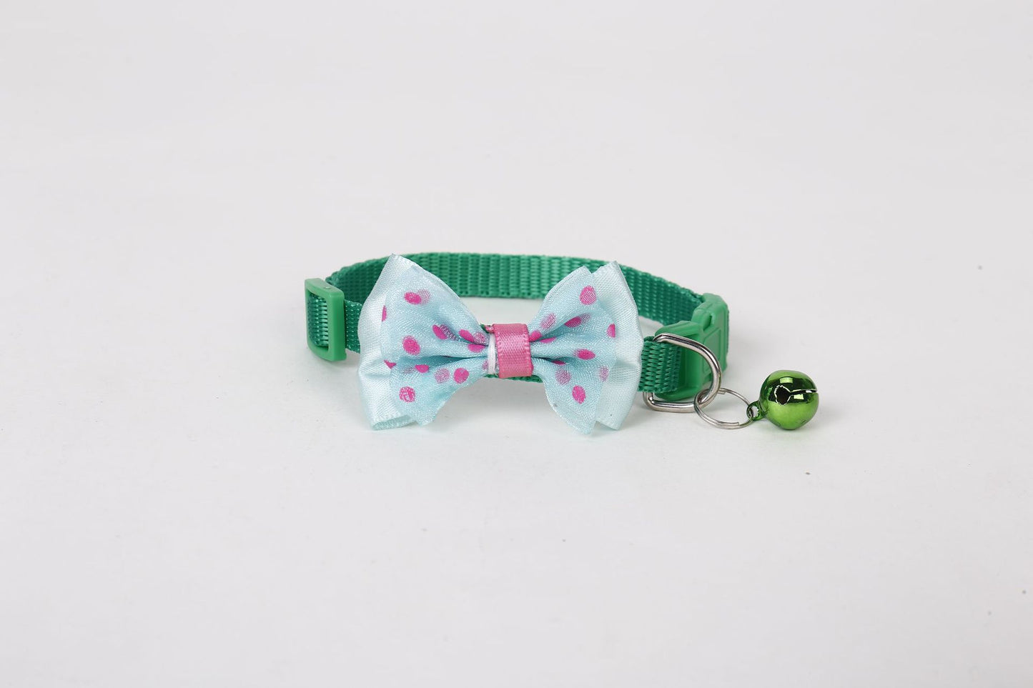 8pcs Bowtie Styles Cat Collar with Bell