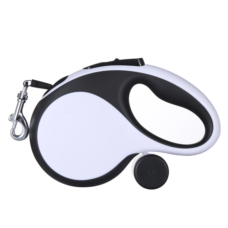 Retractable Dog Leash with Waste Bag Dispenser Soft Anti Slip Grip