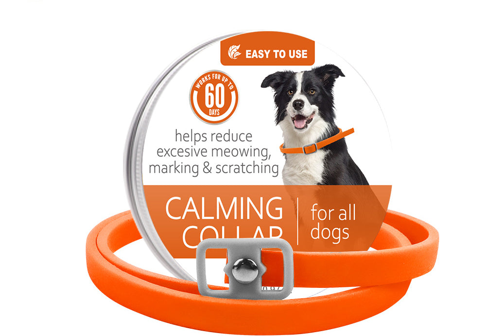 Collar calmante para mascotas, ajustable, antiestrés, con feromonas para gatos 