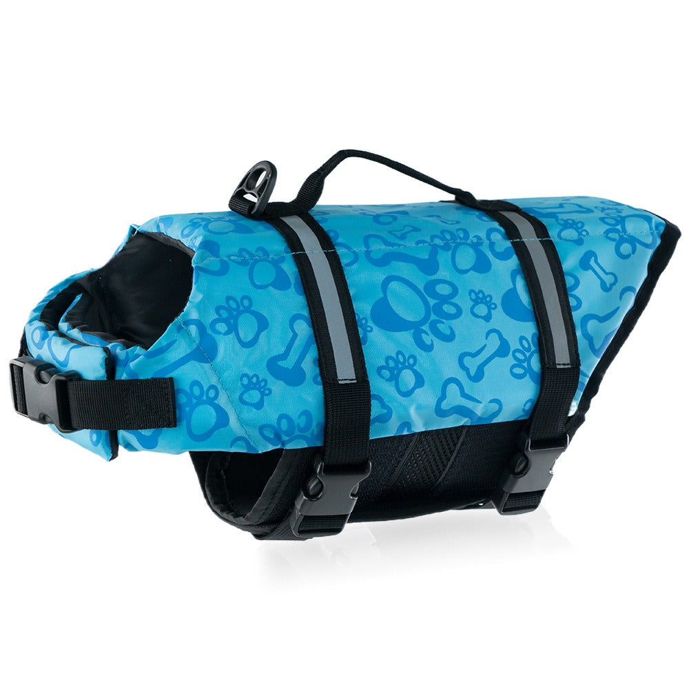 blue bone styles adjustable dog life jacket 