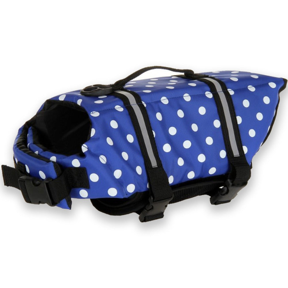 blue point reflective dog life jacket 