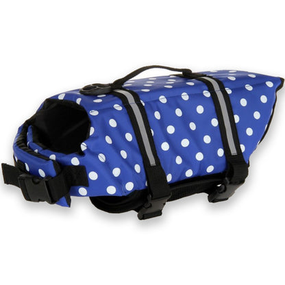 blue point reflective dog life jacket 