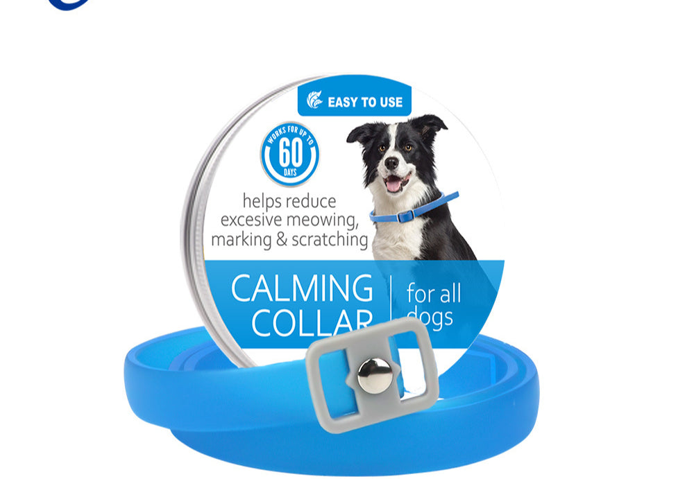 Collar calmante para mascotas, ajustable, antiestrés, con feromonas para gatos 