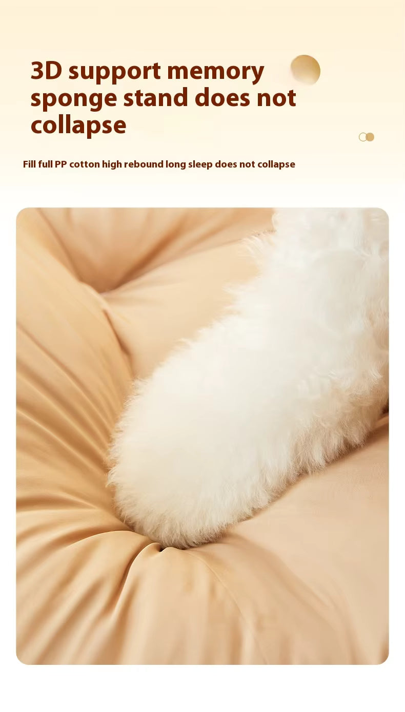 Four Seasons Pet Kennel Washable Double-sided Soft Dog Large Bed