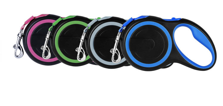 Retractable Dog Leash with Anti-Slip Grip Reflective Dog Leash Tape