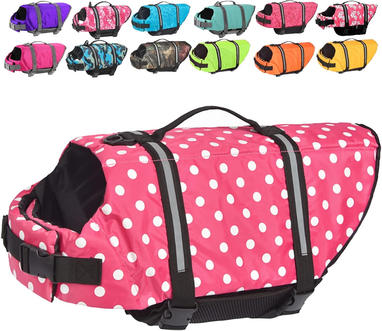 colorful styles pet safety jacket
