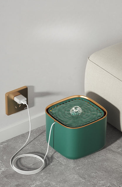 3L Pet Water Fountain Automatic Induction Circulating Filtering With USB Electric
