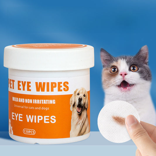 Pet Cleaning Wipes Soothe Tears Remove Dirt Teeth Finger Wipes Set For Cat And Dog