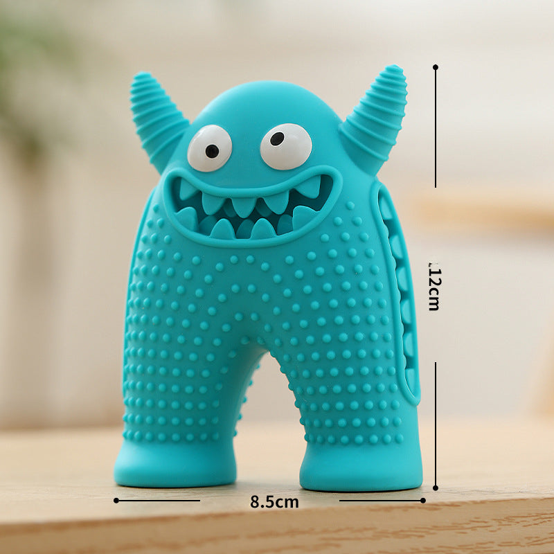 Teething Animal Teething Custom Soft Silicone Pet Dog Toys for Pet