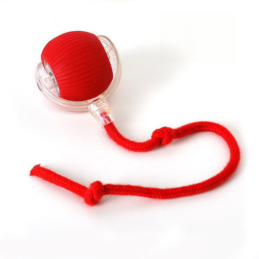 Interactive Cat Toys Ball Automatic Rolling Ball with Tail USB Rechargeable