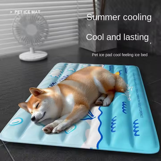 Designer Custom Accessories Gel Cat Dog Pet Cooling Mat for Dogs