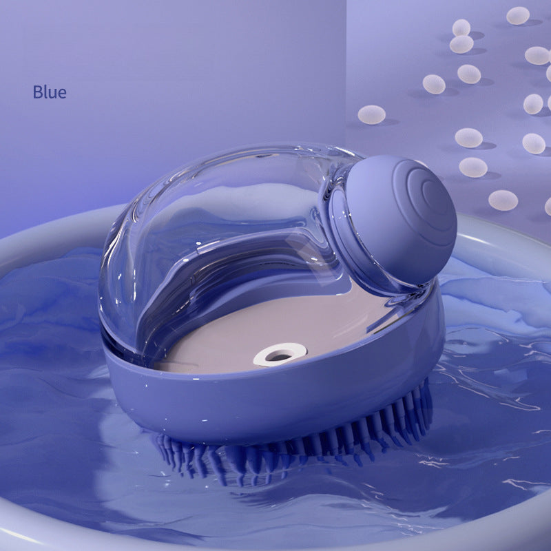 Pet Bathing Tool Brushes Massage Shampoo Silicone Shower Brush Portable Cleaning
