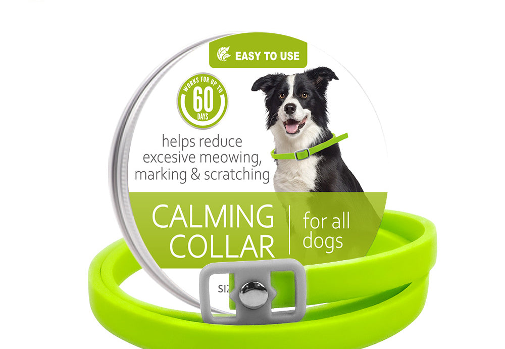 Collar calmante para mascotas, ajustable, antiestrés, con feromonas para gatos 