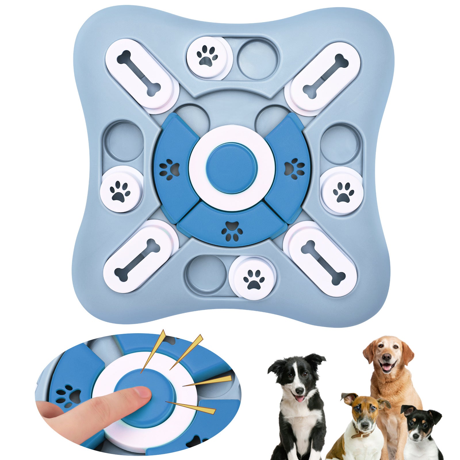 Interactive Dog Treat Puzzle Toys for IQ Training & Mental Stimulating
