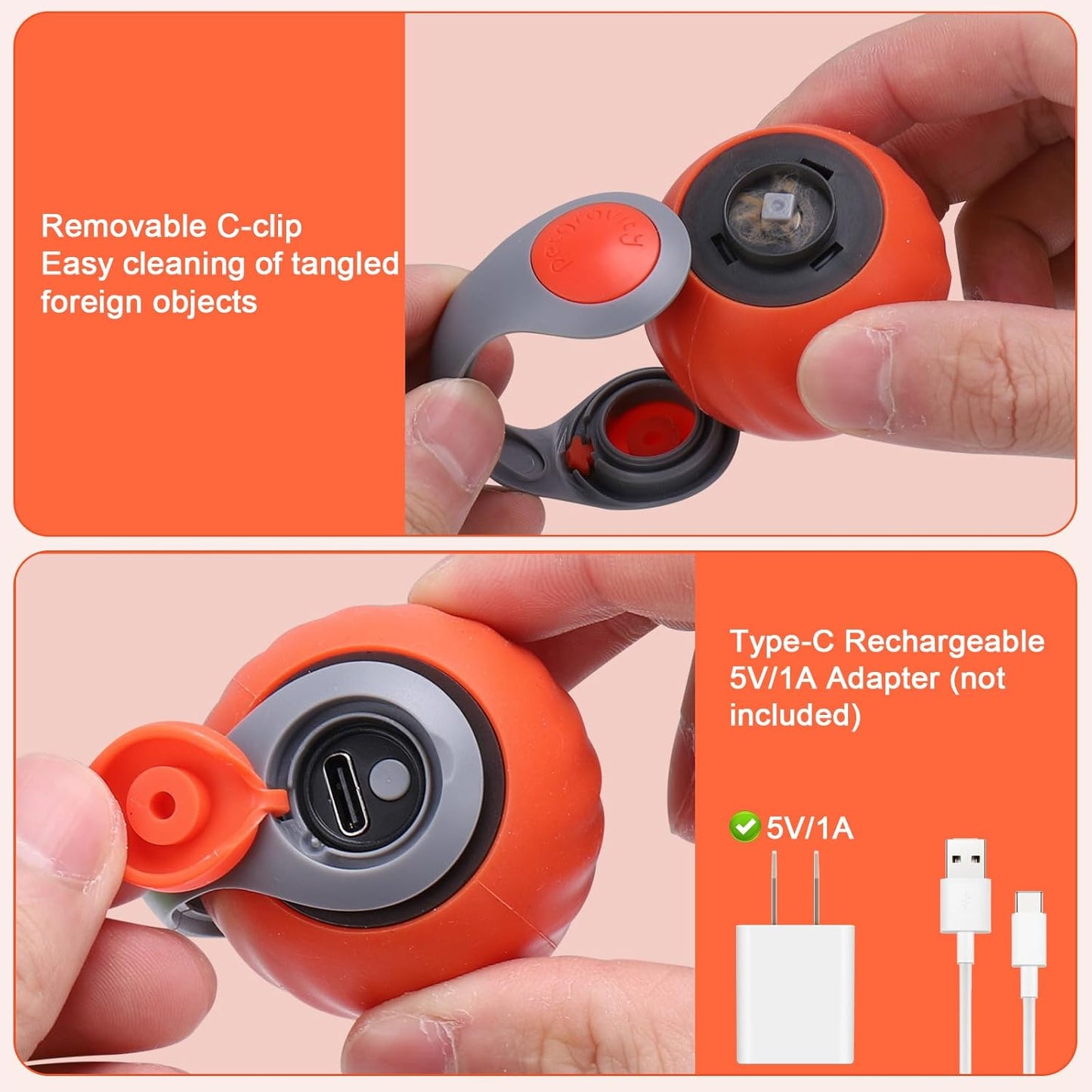 type-c rechargeable cat toys