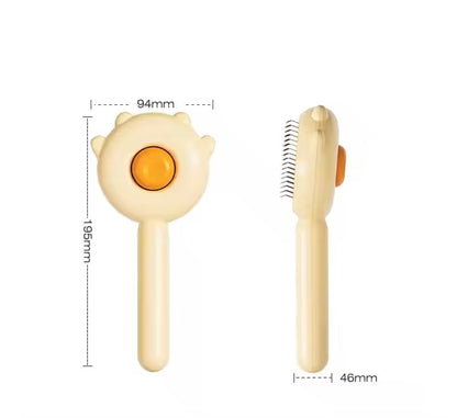 Pet Cleaning Hair Removal Brush Stainless Steel Grooming Brush