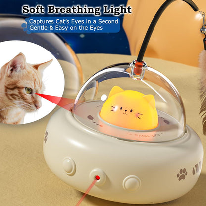 soft breathing light laser cat toys